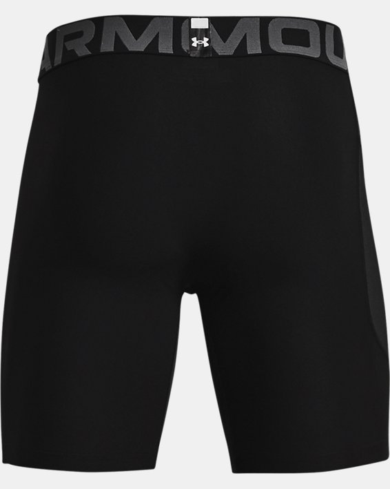 男士HeatGear® Armour強力伸縮型短褲, Black, pdpMainDesktop image number 5
